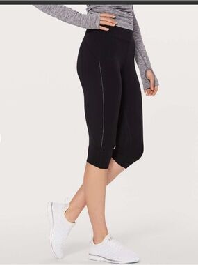 Lululemon Morning Miles 17” Leggings Black Size 6